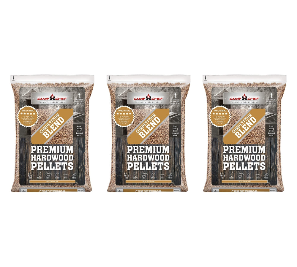 Camp Chef Competition Blend BBQ Pellets PLCB3X Shop Blue Dog