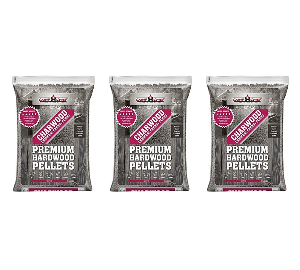 Camp Chef Charwood Charcoal Cherry BBQ Pellet Blend PLCCY3X