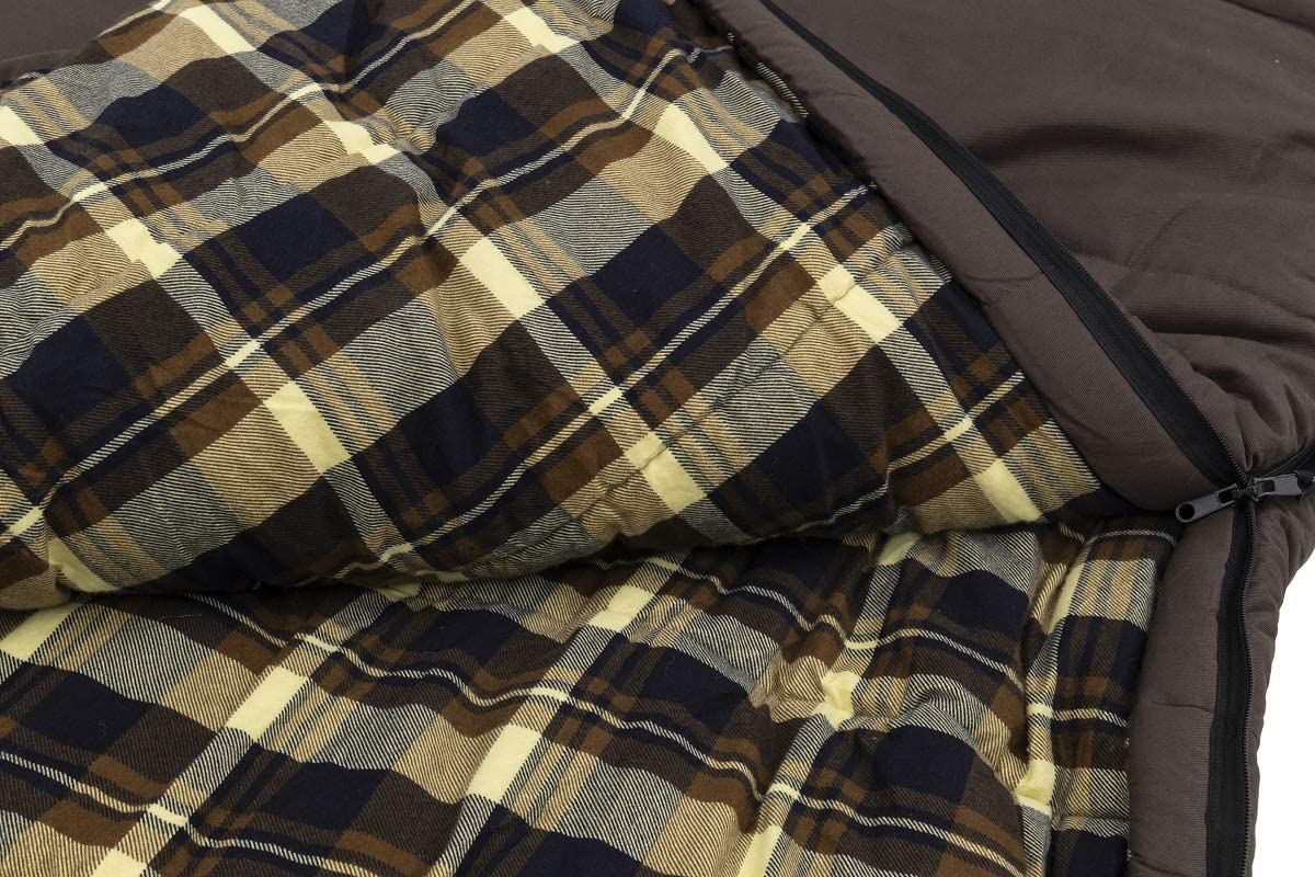 Canvas flannel clearance sleeping bag