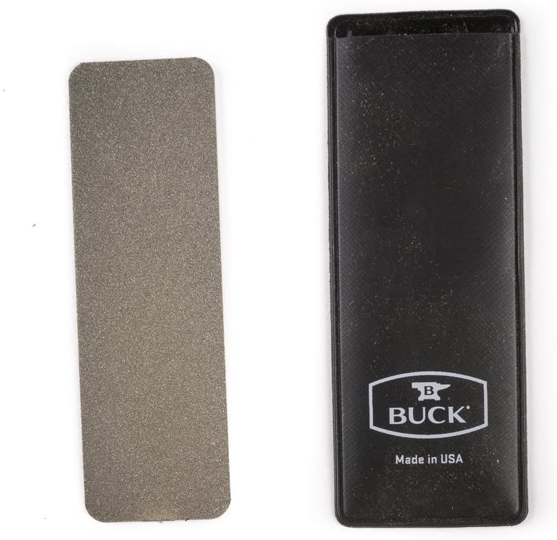 Buck EdgeTek 97076 Dual Pocket Stone, diamond sharpening stone, medium grit  size 325/750