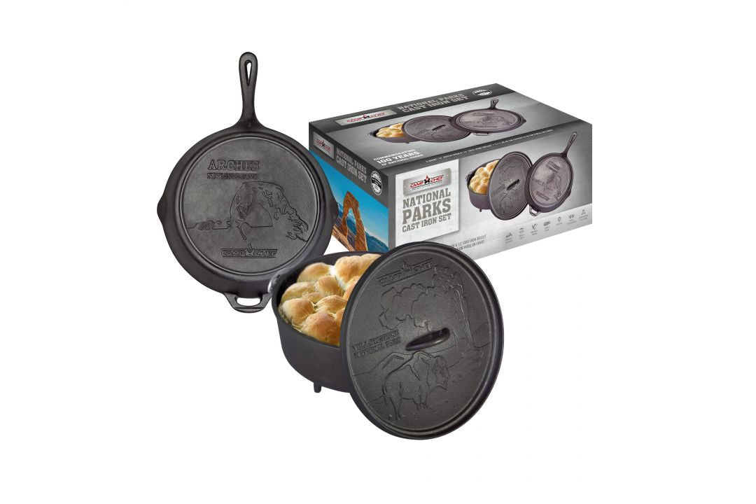 Camp Chef Kitchen Supplies Dishes Frying Pans cookware for Outdoor