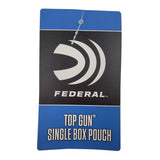 Federal Top Gun Single Box Pouch - 5"x4.5"x2.75" - Black - FTGSBP