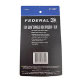 Federal Top Gun Single Box Pouch - 5"x4.5"x2.75" - Black - FTGSBP