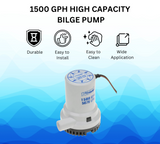 1500 GPH High Capacity Bilge Pump