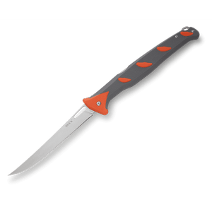 Buck Knives |148 Hookset 6" Folding Fresh Water Fillet Knife | Hunting, Camping and Outdoors | Lifetime Warranty | Heat Treated | 0148ORS-B