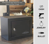 Steel Cabinet Series 14" Tall Ammo Security Cabinet With 2-Point Locking System (3 Years of Warranty) - SA-ACS-BD