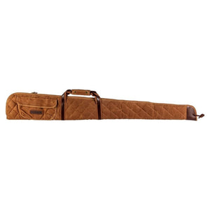 Premium Waxed Canvas Shotgun Case - 52 in. Quilted Padding, Tan - FPSC52