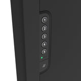 Sanctuary 21.8" Tall In-Wall Vault for Home & Office with Electronic Lock, Black (0.49 cu. ft.) - SA-IWV-B