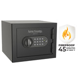 ONYX Series 9.75" Tall Home & Office Safe With Electronic Lock & Fire  Protection (0.5 cu. ft.) - SA-ONYX1