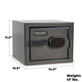 Sports Afield Diamond Series: 11.5" Tall Home & Office Safe With Electronic Lock & Triple Seal Protection [0.75 cu. ft.] -  SA-DIA1-CA-DP