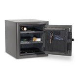 Sports Afield Diamond Series: 15" Tall Home & Office Safe With Biometric Lock & Triple Seal Protection [1.25 cu. ft.] - SA-DIA2-BIO-CA-DP