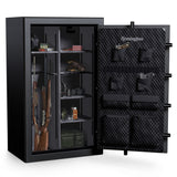 Gun Club Series 59" Tall Remington Gun Safe with Electronic Lock & Fireproof+Waterproof Protection (36 Gun Capacity) - SAR5936GC-CA