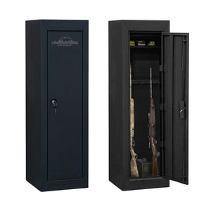 Steel Cabinet Series 55" Tall 14 Gun Cabinet With 4-Point Locking System (3 Years Warranty) - SA-GC14-BD