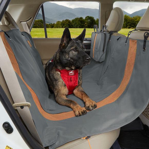 Durable Waterproof Wander Hammock: Secure Dog Barrier for Car Travel (Charcoal) - POG30-17769