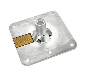 Steel Pin Seat Base (Brushed Stainless)