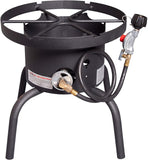 Camp Chef SHP-RL High Pressure Single Burner Cooker with Detachable Legs and Round Top (Black) Media 1 of 6