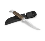 Buck Knives | 105 Pathfinder Knife | Fixed-Blade Knives | Hunting, Camping and Outdoors | Made In USA | Lifetime Warranty | Heat Treated | O.D. Green Micarta Pro | 0105GRS1-B