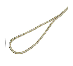 15' Double Braid Nylon Dock Line WITH Eye Splice (Gold) [3/8"]