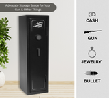 Granite Series 55" Tall Gun Safe with Electronic Lock & Fire Rated Protection (12 Gun Capacity)