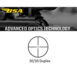 BSA SWEET .17 AO 3-9×40 Adjustable Obj., Dovetail Rings