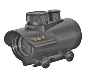 BSA 30mm Scope with Illuminated Red, Green and Blue Dot Reticle