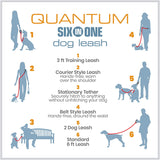 Kurgo 6-in-1 Hands Free Quantum™ Dog Leash, Running Dog Leash, Adjustable Dog Waist Running Belt, Dog Leash for Walking, Running, Hiking, 6 Foot Leash, Black/Orange Media 5 of 6