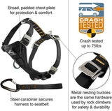 Kurgo Tru-Fit(TM) Crash Tested Dog Harness, Black, Small Media 2 of 8