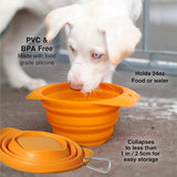 Kurgo Collaps-a-Bowl(TM) Collapsible and Portable Travel Dog Bowl for Food and Water, Red Media 3 of 5