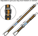 Kurgo Direct To seat belt Tether for Dogs, Universal Car seat belt for Pets, Adjustable Length Dog Safety Belt, quick & Easy Installation, Carabiner clip, Compatible with Any Pet Harness (Orange) Media 3 of 5