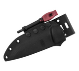 Buck Knives | 863 Selkirk Knife | Multifunctional Survival Knife | Hunting, Camping and Outdoors | Lifetime Warranty | Heat Treated | Black Micarta | 0863BRS-B