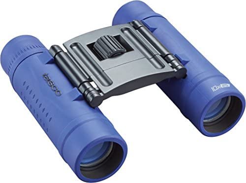 Tasco |Essentials Roof Prism Roof MC Box Binoculars 10 x 25mm (Blue) - 168125BL