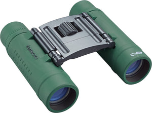 Tasco Essentials Roof Prism Roof MC Box Binoculars, 10 x 25mm, Green (168125G) - BH168125G
