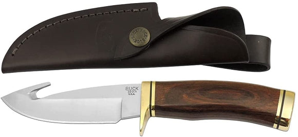 Buck Knives | 191 Buck Zipper™ Knife | Heritage Walnut DymaLux®  | Hunting, Camping and Outdoors | Made In USA | Lifetime Warranty | Heat Treated | 0191BRG-B