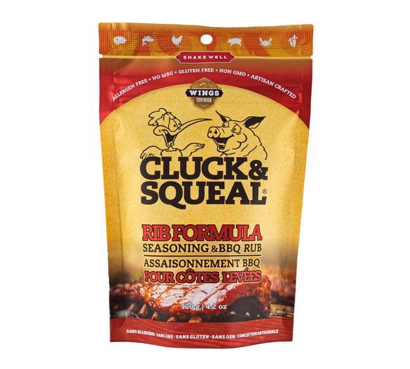 Cluck & Squeal - Original Rib Formula Seasoning & BBQ Rub (120g)