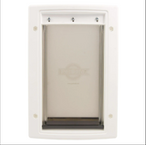 Pet Safe PPA00-10958 7-5/8" X 11-1/8" Small White Plastic Pet Door - PPA00-10958 2