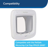 PetSafe Microchip Cat Flap Installation Adaptor, Easy Install, Glass Door and Walls - PAC54-16246 5