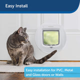 PetSafe Microchip Cat Flap Installation Adaptor, Easy Install, Glass Door and Walls - PAC54-16246 4