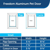 PetSafe Freedom™ Door, Prem White, Small - PPA00-10859 6