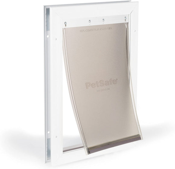 PetSafe Medium Freedom Aluminum Pet Door, Premium White - PPA00-10860 1