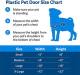 PetSafe Plastic Pet Door with Soft Tinted Flap, White, Medium - PPA00-10959 5