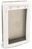7-5/8" x 11-1/8" Small White Plastic Pet Door Size: X-large - PPA00-10961 1