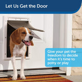 PetSafe Extreme Weather Energy Efficient Pet Door, White, Small - PPA00-10984 8