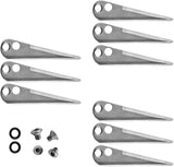 RAMCAT 125 Grain Broadheads Replacement Blades (9 Count), Small, Silver - RCR4001 5