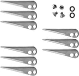RAMCAT 125 Grain Broadheads Replacement Blades (9 Count), Small, Silver - RCR4001 4