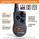 SportDOG Brand SportHunter 1225X Remote Trainer - Rechargeable Dog Training Collar - E-Collar for Dogs with Shock, Vibrate, and Tone - 3/4 Mile Range - SD-1225X Media 3 of 7