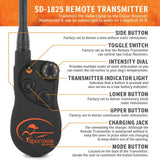 SportDOG Brand SportTrainer 1600 m Remote Trainer - Rechargeable, Waterproof Dog Training Collar with Tone, Vibration, and Shock - SD-1825E - Shop Blue Dog Canada