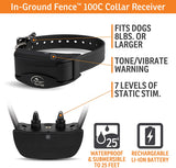 SportDOG Brand | Underground Wire Electric Fence - Tone, Vibration, & Static - 100 Acre Capability - SDF-100C