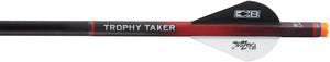 Trophy Hunter T2239: Shrink Fletch - Red Tube / 2 White & 1 Black Blazer Vanes Media 1 of 4