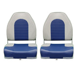 High-back Boat Seat (Gray/Navy)