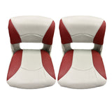 Fold Down Molded Seat WITH Cushions (Red/Gray)